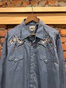 Vintage ELY Cattleman Music Western Shirt (2XL)