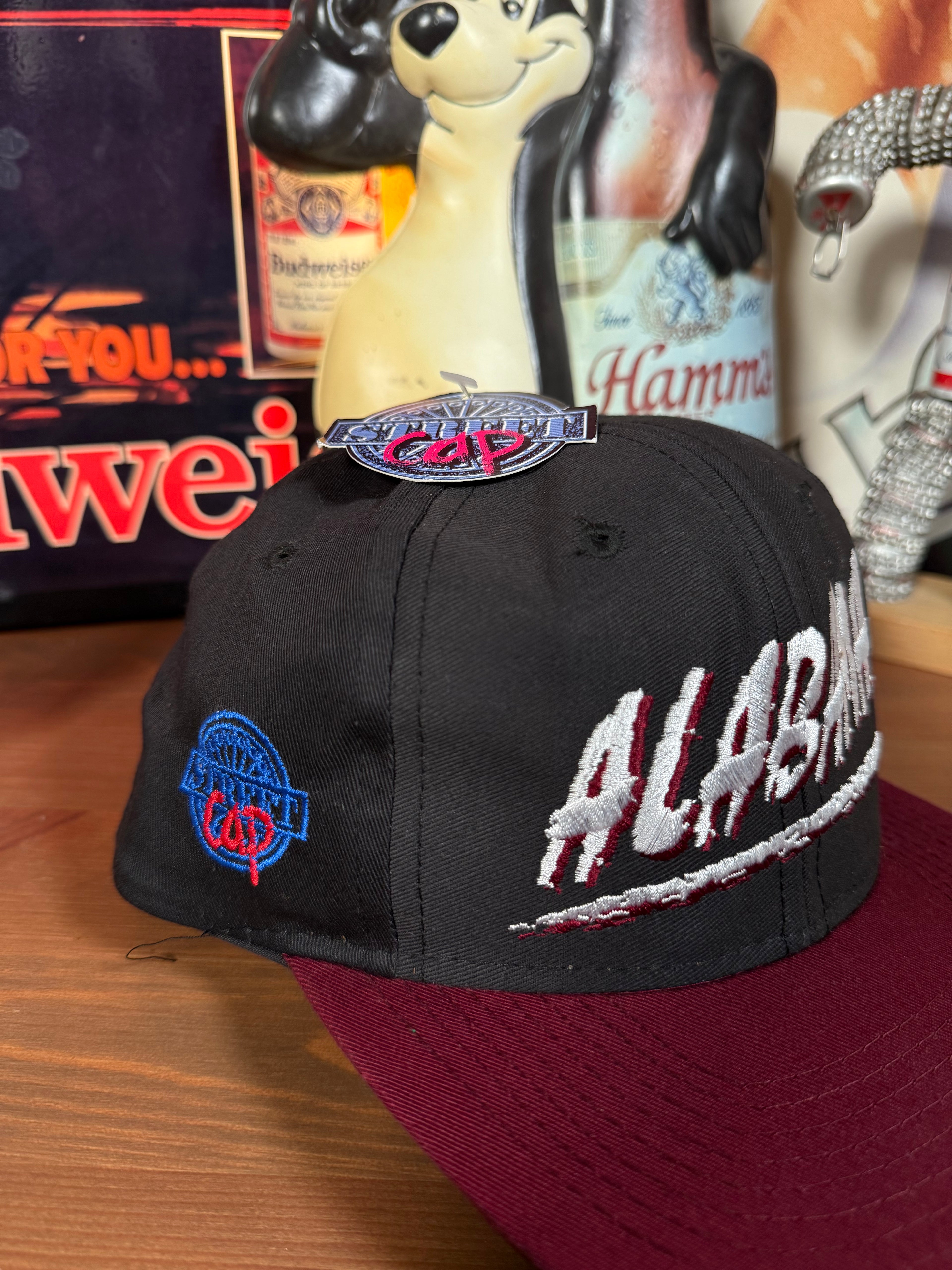 Vintage 90s University of Alabama Street Cap Snapback Hat