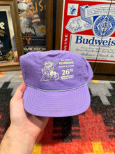 Load image into Gallery viewer, Vintage 80s Riverside Casino Purple SnapBack Hat
