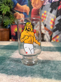 Vintage 1985 WWF Big John Studd Glass