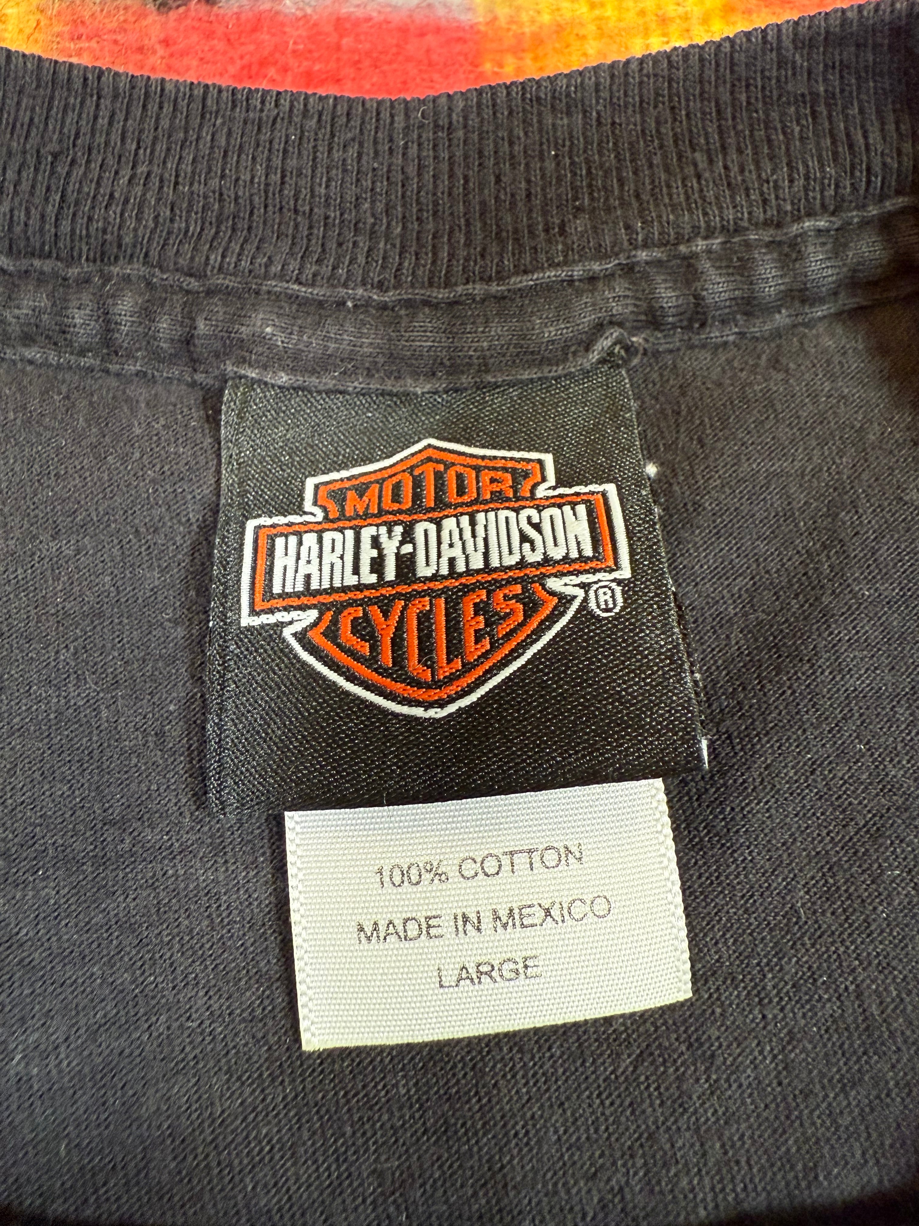 Faded Harley Davidson Ocean City Eagle Shirt (L)