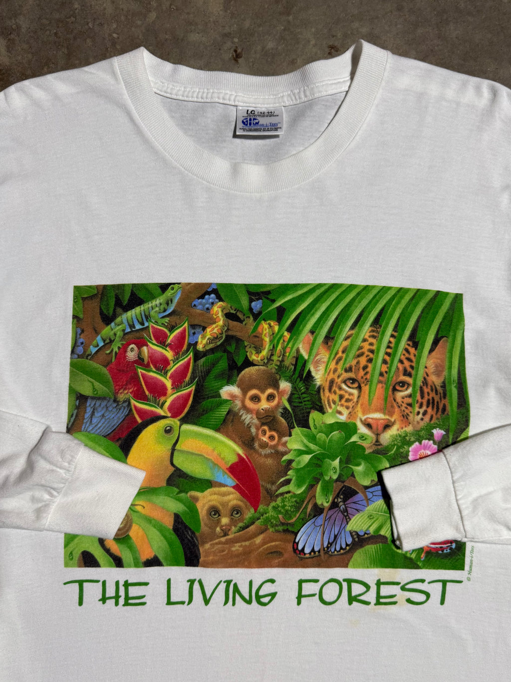 Vintage 90s The Living Forest Longsleeve Shirt (L)