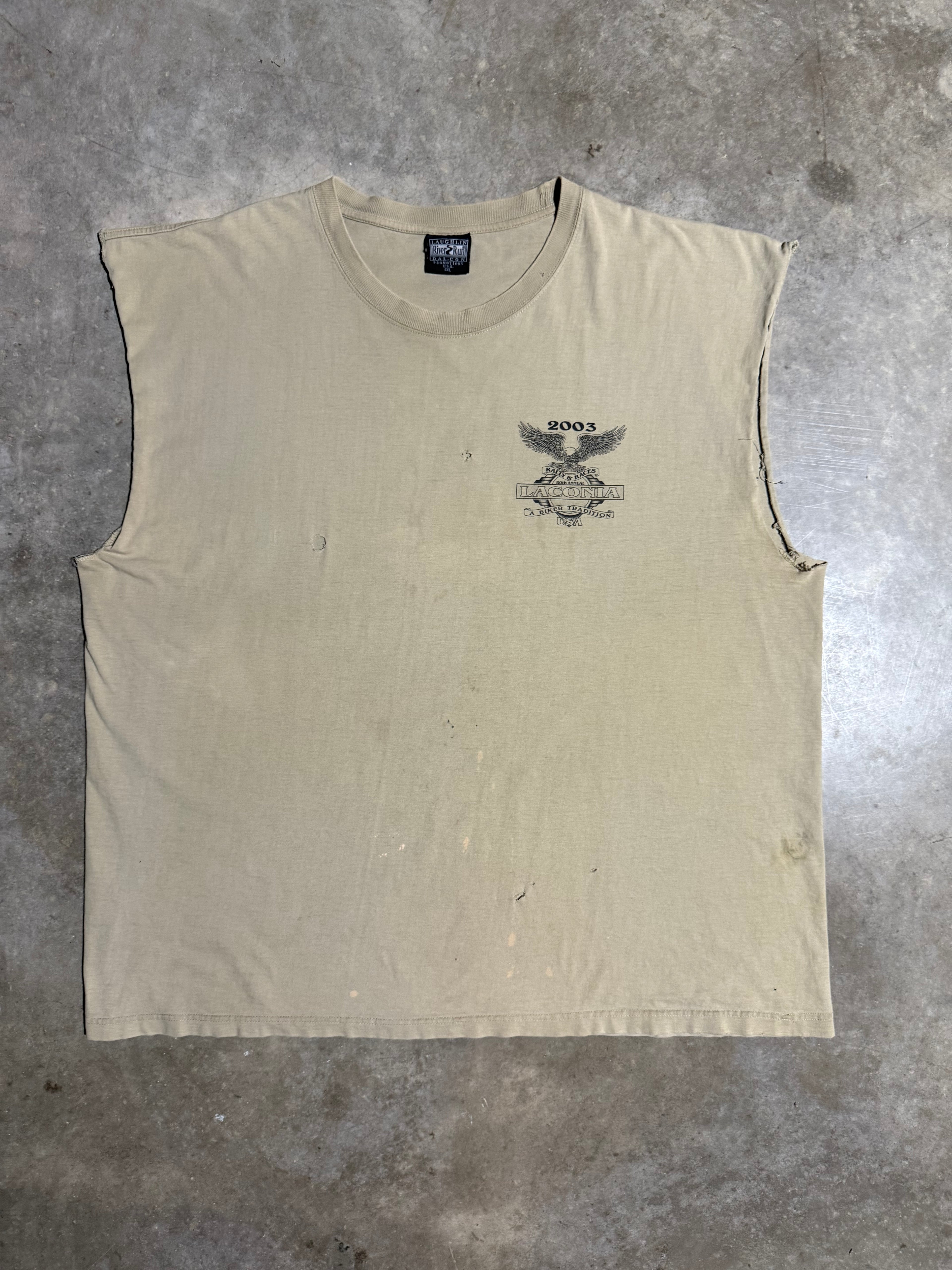 Lot of 2 Vintage Distressed Harley/Biker Shirts (3XL)