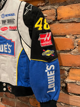 Load image into Gallery viewer, Vintage Youth Lowe’s Jeff Hamilton NASCAR Jacket (Youth Small)
