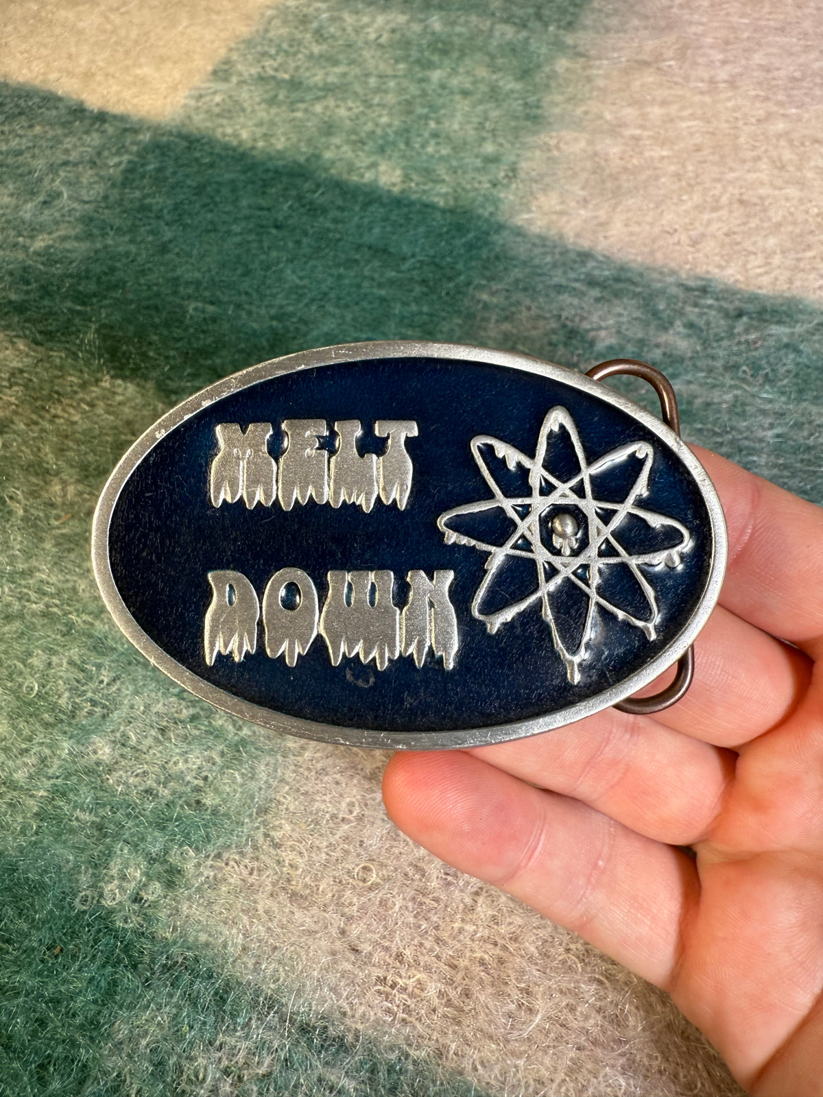 Vintage Melt Down Belt Buckle