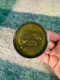 Vintage Dragon in Yellow Resin Belt Buckle