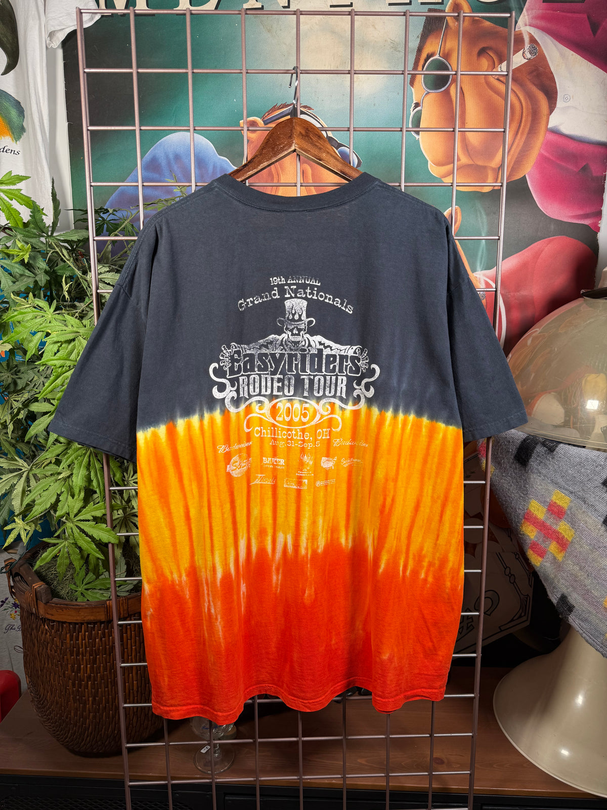 Vintage 2005 Easyriders Magazine Rodeo Tour T-Shirt (2XL)