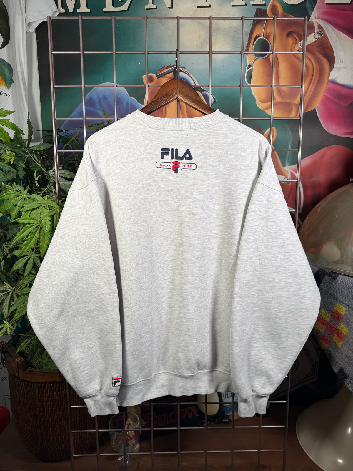 Vintage Fila Heavyweight Crewneck Sweatshirt(L)