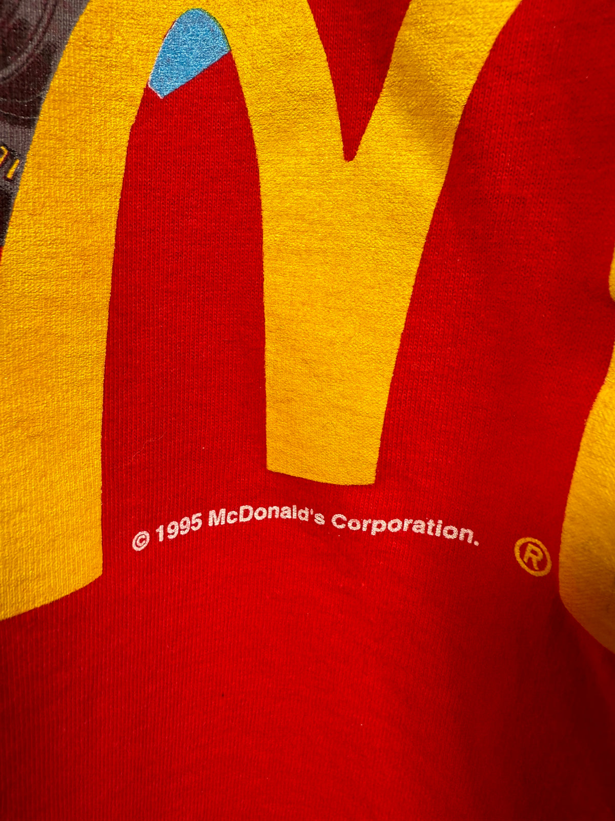 Vintage 1995 McDonalds Racing Team Nascar T-Shirt (L)
