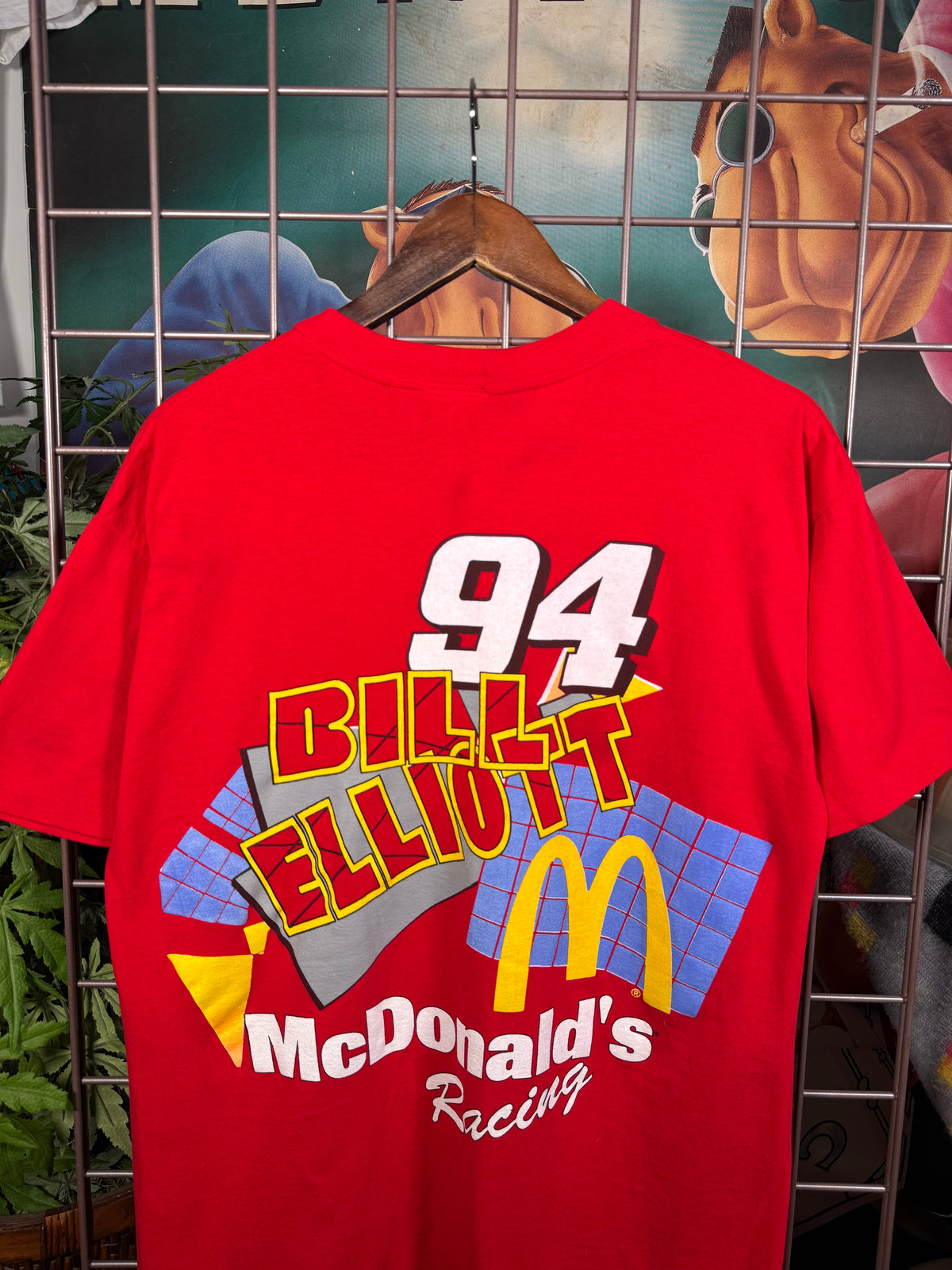 Vintage 1995 McDonalds Racing Team Nascar T-Shirt (L)