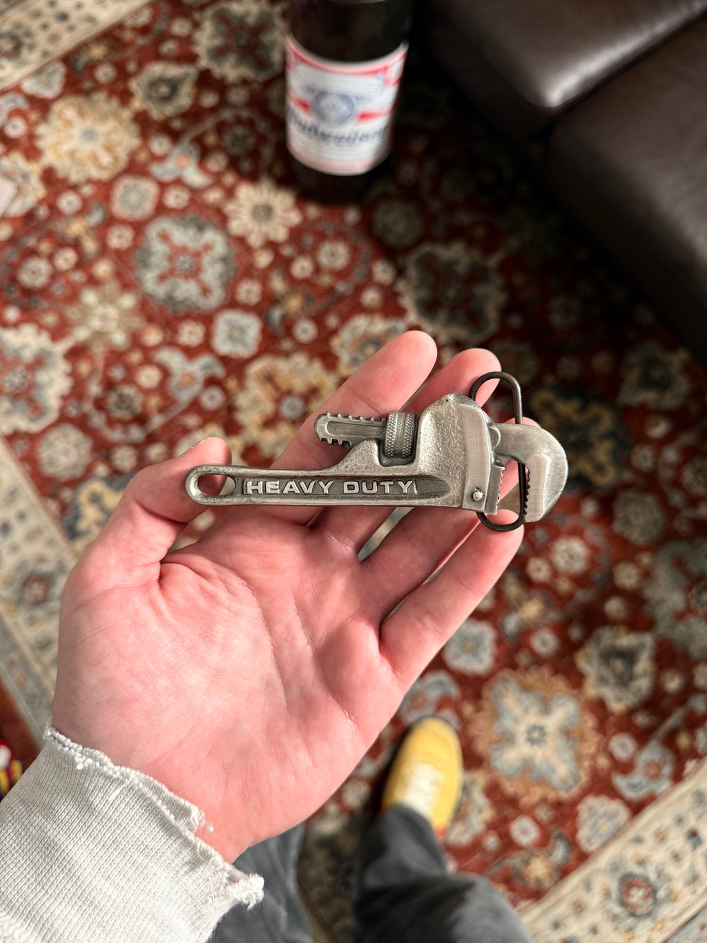 Vintage Wrench Belt Buckle