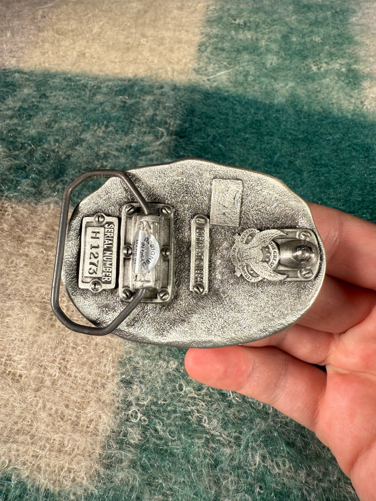 Vintage Las Vegas Slot Machine Belt Buckle