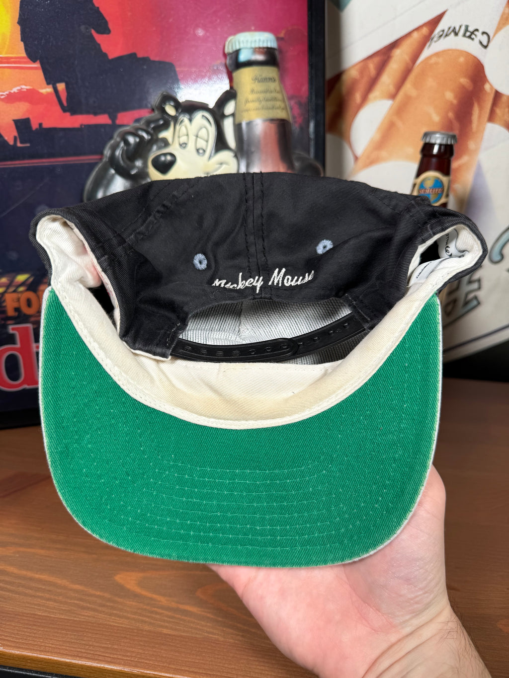 Vintage Mickey Mouse M Snapback Hat