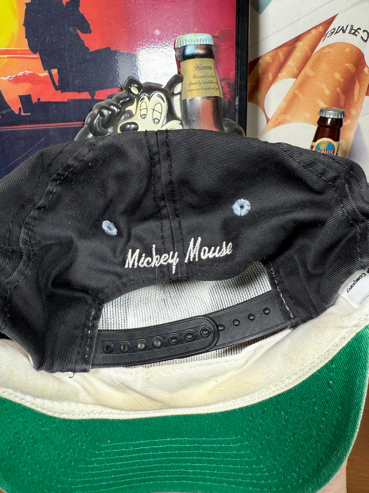 Vintage Mickey Mouse M Snapback Hat