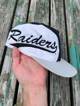 Load image into Gallery viewer, Vintage 90s Raiders SnapBack Hat
