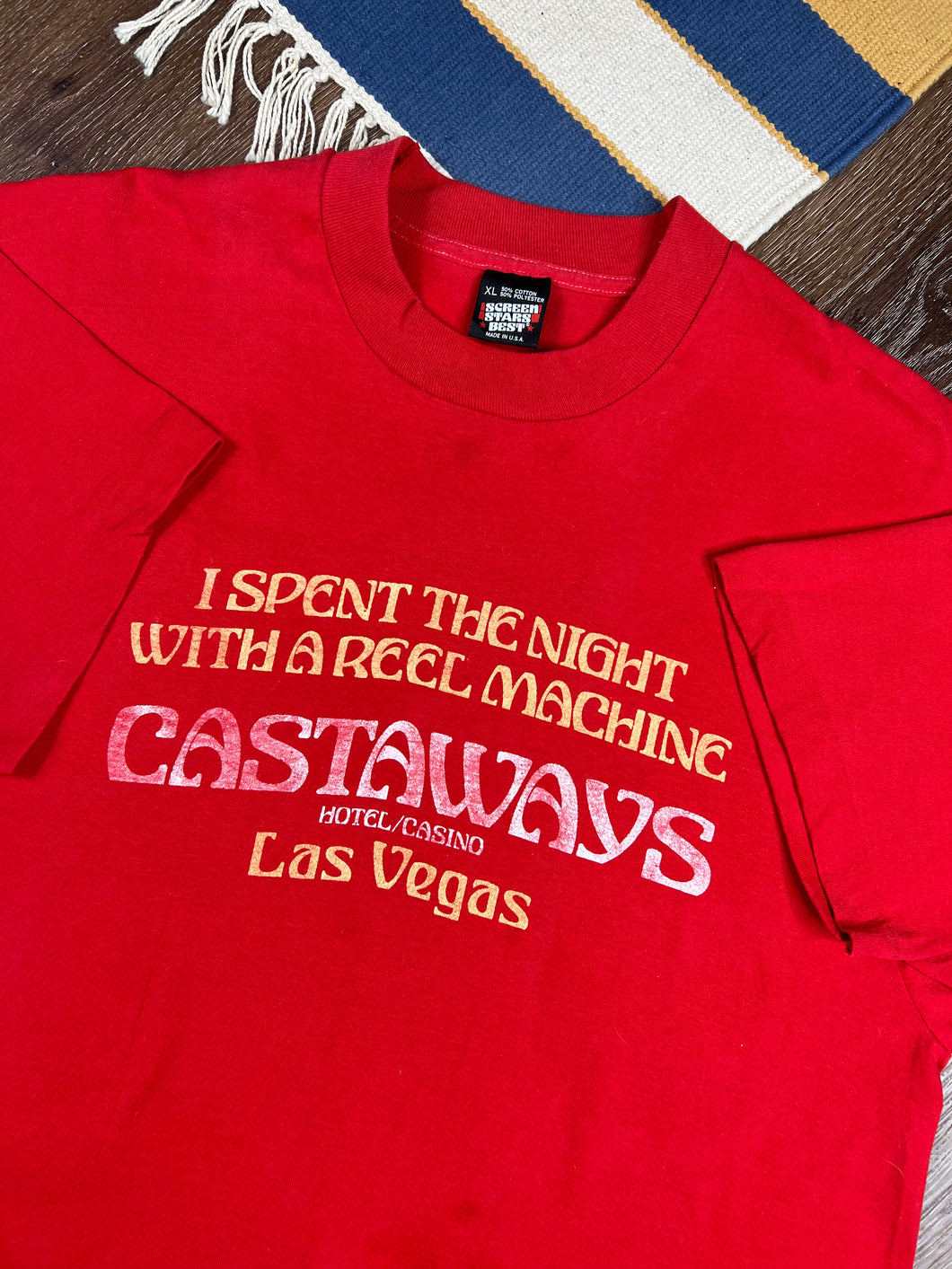 Vintage “I Spent The Night” Castaways Casino Tee (L)