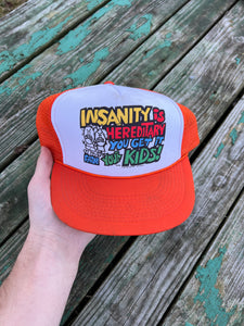 Vintage Insanity is Hereditary Trucker Hat