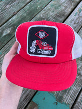 Load image into Gallery viewer, Vintage O&amp;K Construction Patch Trucker Hat

