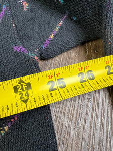 Vintage Carmel Pattern Knit Sweater (XL)