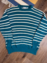 Load image into Gallery viewer, Vintage City Streets Striped Sweater (L)

