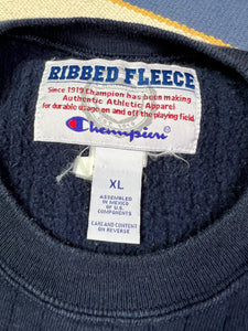 Vintage Champion Notre Dame Ribbed Fleece Sweatshirt (XL)