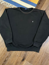 Load image into Gallery viewer, Vintage Polo Golf Black Crewneck (XL)
