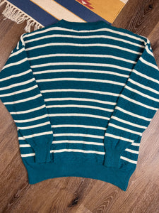 Vintage City Streets Striped Sweater (L)